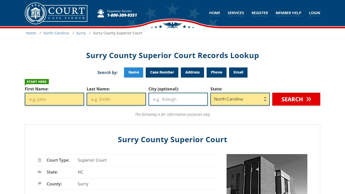 Surry County Superior Court Records | Dobson, Surry County, NC Court ...